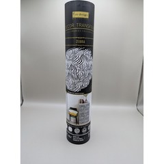 Redesign with Prima Decor Transfers – Zebra Print – 24×36 – Black White