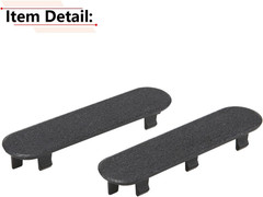 RLB-HILON 1 Pair Door Panel Handle Plug Screw Cover Trim Compatible with Chevy C