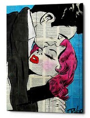 Epic Graffiti «Pop Lovers» by Loui Jover, Giclee Canvas Wall Art