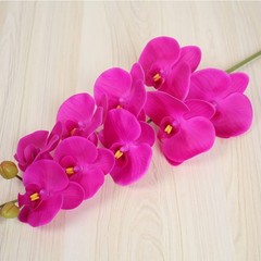 9 Heads Artificial Phalaenopsis Flowers 4 Pcs Artificial Orchid Flowers 42 in…