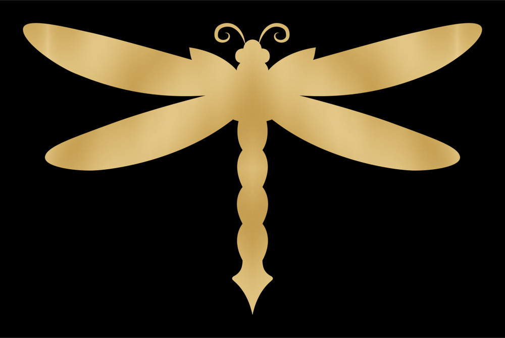 Dragonfly Vinyl Art Decal Sticker Car Truck RV Door Window Wall Laptop Tablet