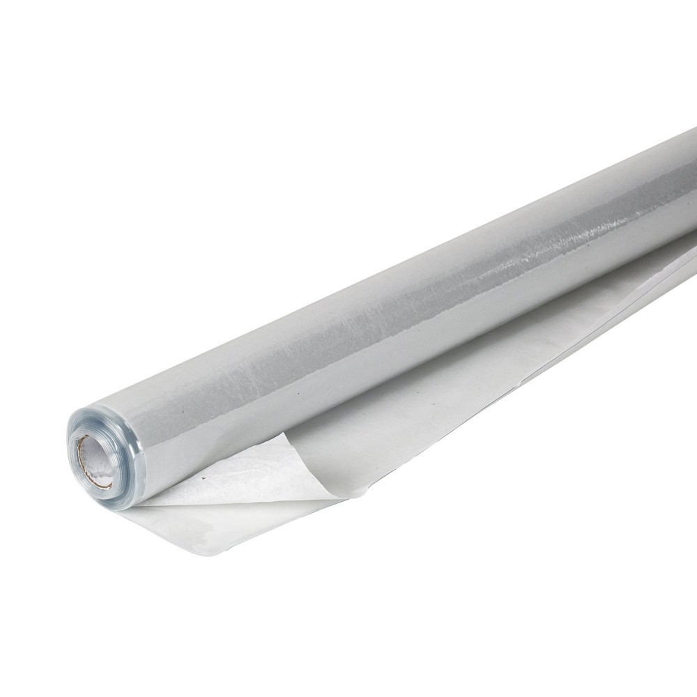 Clear Vinyl Sheeting Roll 44 x 18ft 4 Mil Plastic Window Cover