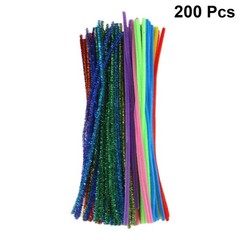 200Pcs Assorted Color Foldable Stick Toy Reusable for Kids DIY Crafts