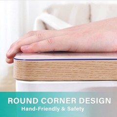14×24 Inch Table Cover Protector – 1.5mm Thick Desk Mat Pad PVC Plastic Vinyl…