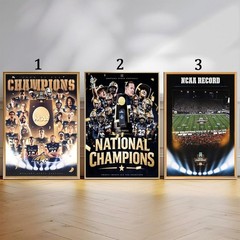 Montana State Bobcats Winner The NCAA Division I FCS National Champions Poster