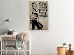 Banksy Stop Asking Permission Street Art Wall Art Canvas Printing