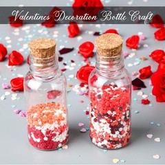 100 Pas 1 oz Plastic Sand Art Bottles with Cork Spers Mini