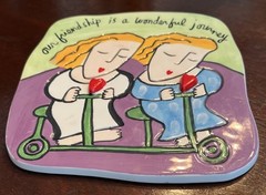 NWT Sandra Magsamen for Silvestri Wall Plaque “Our Friendship is a Journey”