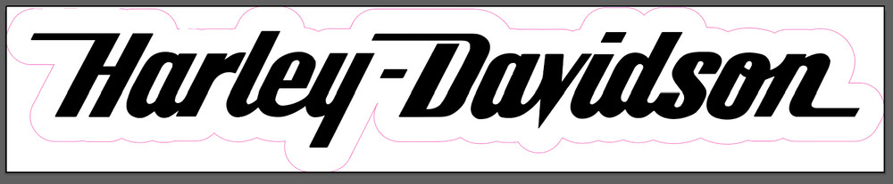 Harley Davidson Waterproof Vinyl Sticker, Custom Sizes Available, UV Resistant