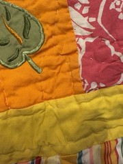 Hand Quilted Throw Blanket Tropical Birds 52”x 62” Parrot Hoopoe Cockatoo Tucan
