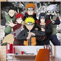 Naruto Shippuden Wall Banner 78” x 60” Anime – Itachi, Kakashi, Gaara, Shikamaru