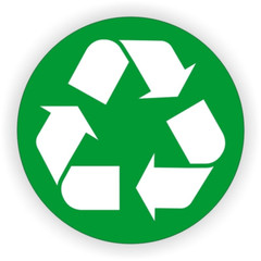 Recycle Logo Sticker Decal