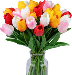 Artificial Tulip Flowers – 15 Pcs Real Touch PU for Home and Events Decor