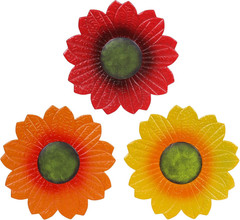 Sunflower Wall Decor – 9 Inch Metal Flower Wall Art Decorations, Sunflower Yard