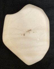 Carved Stone Lizard Trinket Soap Dish Ivory Color Matte Whimsical Boho Figural