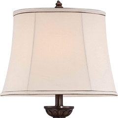 Mulholland Traditional Vintage Table Lamps 30″ Tall Set of 2 Aged Bronze Marblei