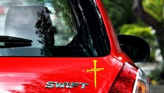 CROSS OF NAILS Vinyl Decal Sticker Jesus Christ Christian Religious God Lord