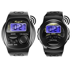 Awaiymi 2 Pack Talking Watch English Talking Watches for The Blind Clear Fema…