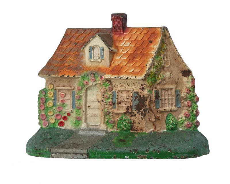 Antique Doorstop, Hubley, Cape Cod Cottage