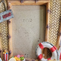 MAUI NIX PICTURE FRAME FROM EARLY 2000s DAYTONA BEACH FLORIDA SURF SHOP NEW RARE