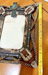 Western Photo Frames 4 X 6 Lot Of 2; Frames Measure 10” X 7.5” & 8.25” X 6.5”