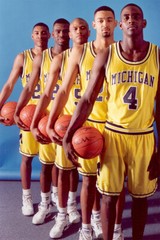 Michigan Fab Five Basketball Team Stars Wall Art Home Decor – POSTER 20×30