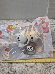 3 Pack Bear Straw Toppers Soft Silicone Drink Cover Stopper Decorative Caps