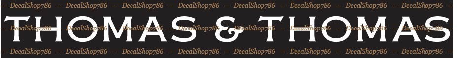 Thomas & Thomas Fly Rods – Outdoor Sports – Vinyl Die-Cut Peel N’ Stick Decals