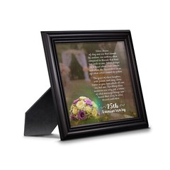 25th Wedding Anniversary Gifts for Couples, Silver 25th Anniversary Card