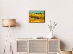 Canvas Print Picture Wall Art Van Gogh Painting Repro Home Decor Harvest Framed