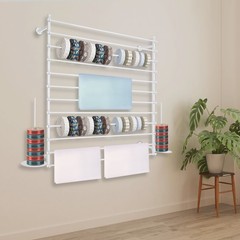 Wall-mounted Display Rack, Organizer For Flower Shop Sewing Thread Scarf Tie
