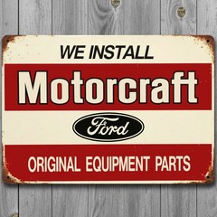 Ford Morotcraft Parts 8 x 12 Vintage Novelty Metal Sign Made In USA New!