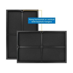 12×18 Front Loading Picture Frame Durable Plastic Wall Art Display Gallery Frame