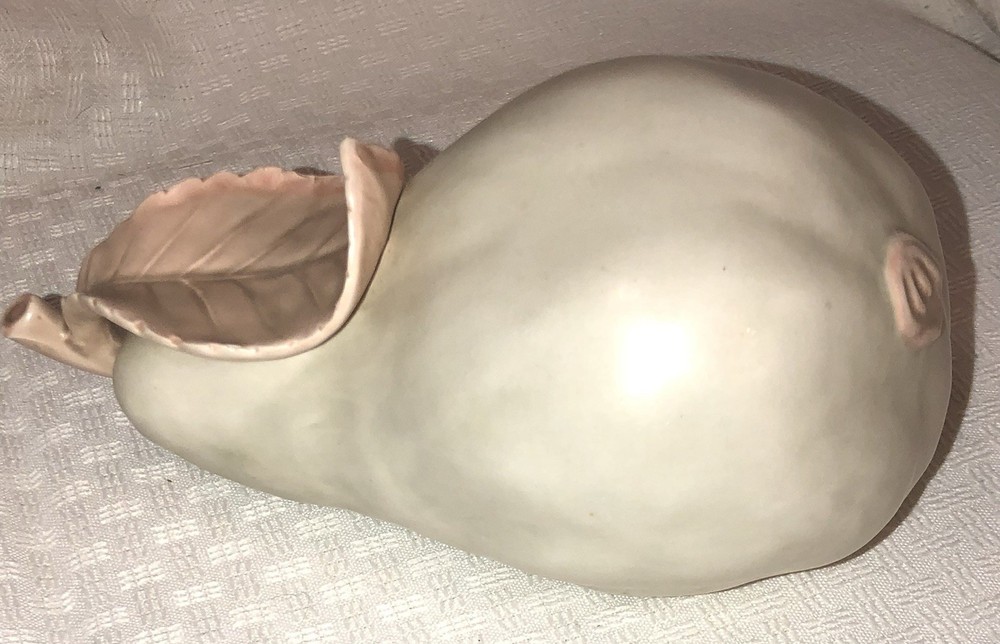 Decorative Ceramic Pear Smooth Glossy Home Decor Marked 720/49SBP FF Japan
