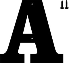 3 Inch House Numbers and Metal Letters for Outdoor Signs – Coated Address Letter
