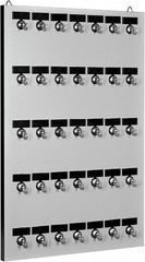 Key Hook, Key Rack #35MGN, 35 Extra Space Bolted Metal Hooks with ‘Customize Nam