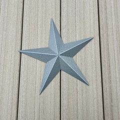 New!! Amish Barn Star Heavy Gauge Rust Resistant Steel – Hammered Finish