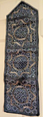 Handmade Indian/Pakistani Mirror Embroidery 3 slots Letter Holder Wall Hanging