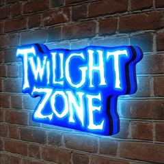 Twilight Zone Pinball Topper 3D Printed Led Lightbox Arcade Game Room Decor