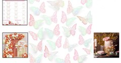 Gorgeous 60 Pcs 3D Laser Pink Butterfly Wall Decor – Perfect for All Occasions
