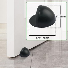 2 Pcs Adhesive Door Stopper Stainless Steel Floor Door Stopper Floor Mounted …