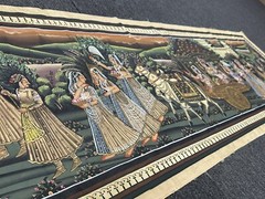 Vintage Wall Hanging Tapestry ~ Indian Wedding Procession ~ 66 in x 23 in