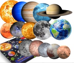 Glowing Planets Wall Decor – Glow in the Dark Stars for Kids