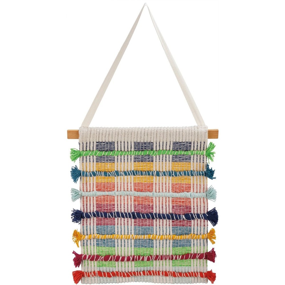 NEW Bohemian Style Multi-Color Block Wall Decor