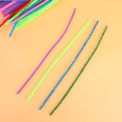 200Pcs Assorted Color Foldable Stick Toy Reusable for Kids DIY Crafts