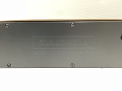 Cloudnola Flip Clock Wall Clock Plastic Black Wall Decor