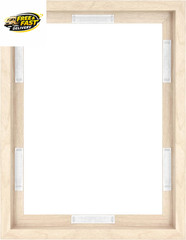 Canvas Float Frames 12X16 Frame, Natural Woodgrain for Finished Canvases,