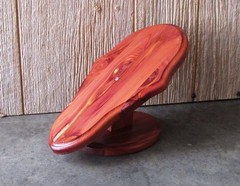 The Taxidermists Woodshop Solid Cedar European Skull Mount Pedestal Plaque