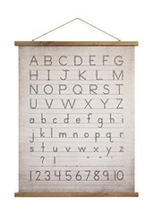 Alphabet & Numbers Wall Décor – Creative Home Art, Kids Room Decoration, Playroo