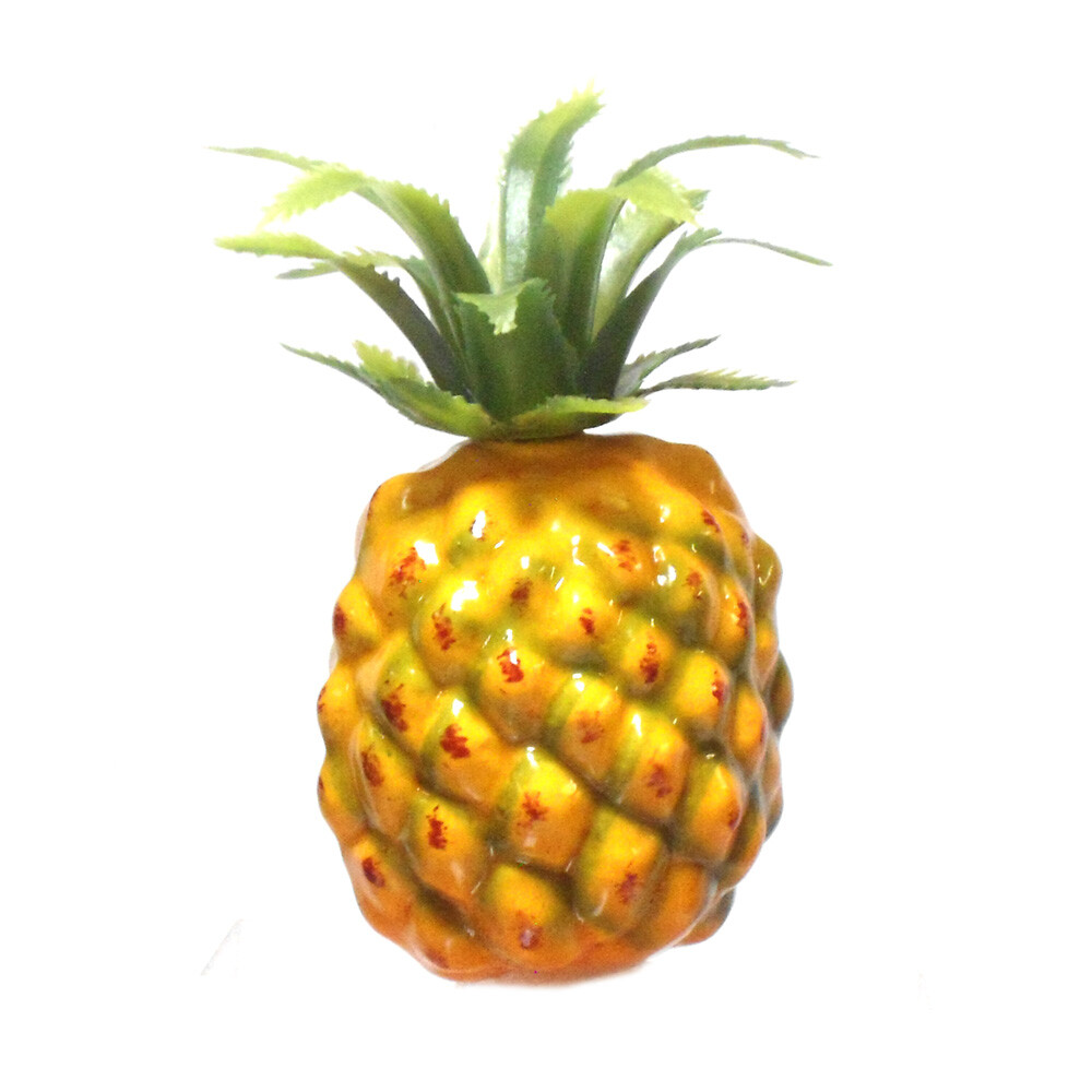 Artificial Mini Pineapple – Plastic Decorative Fruit Yellow Pineapples Fake